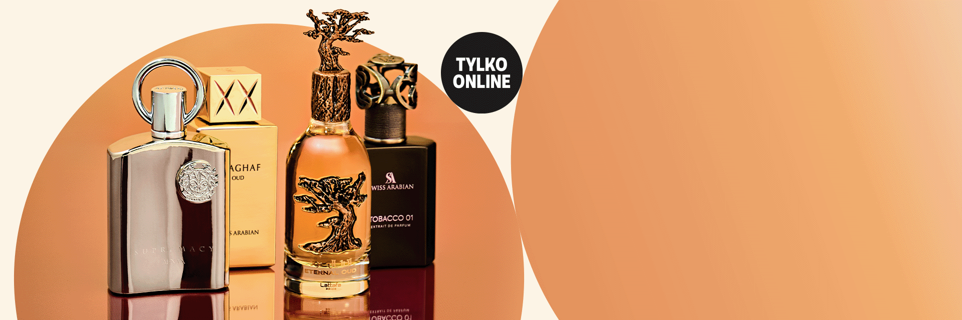 Ekskluzywne perfumy arabskie dostępne tylko online - flakony perfum Swiss Arabian, Lattafa i Afnan. Produkty dostępne w drogerii Rossmann.