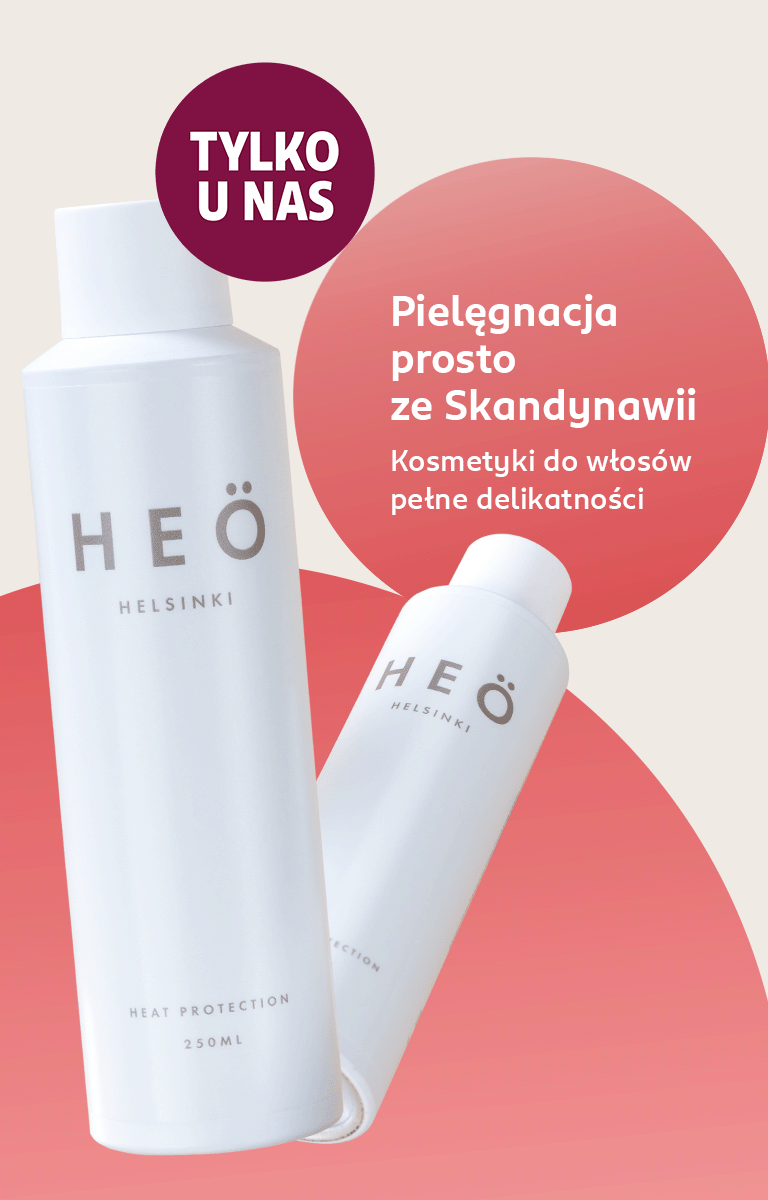 Ekskluzywna oferta HEÖ Helsinki – delikatne kosmetyki do włosów z Finlandii, dostępne tylko w drogerii Rossmann.